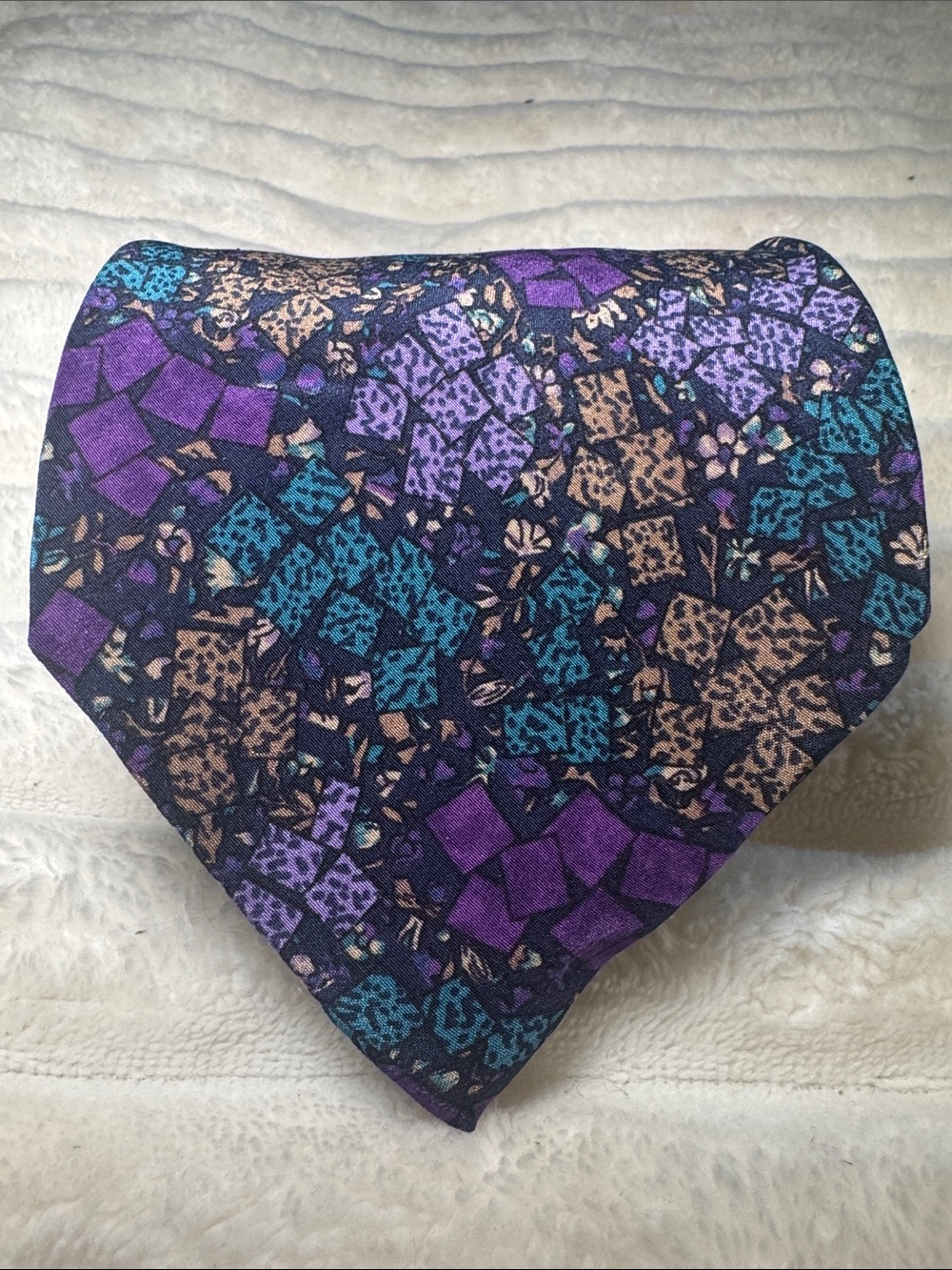 MISSONI Multicolor Silk Tie (formal, business, preppy)